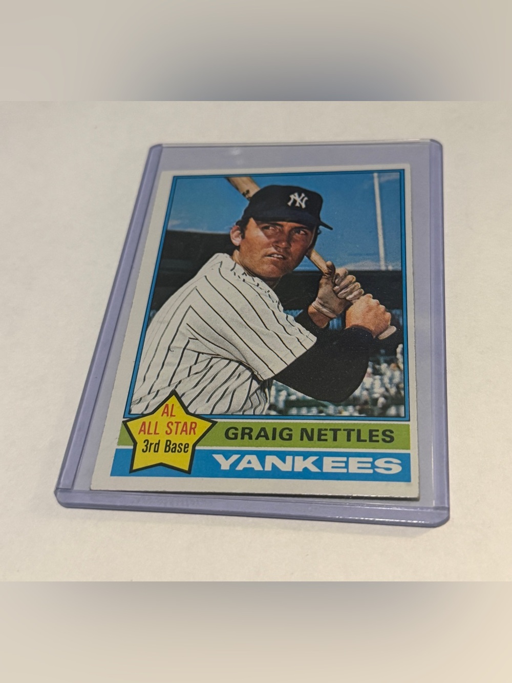 Graig Nettles 1976 Topps Baseball Card # 169 Vintage Collectible